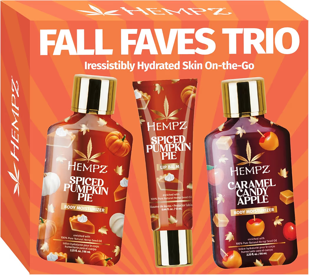 Hempz Fall Faves Trio Lotion & Lip Balm Set, Limited Holiday Run, Moisturizing and Nourishing Gif... | Amazon (US)