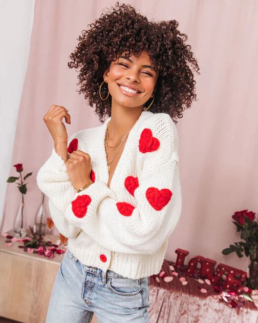 Listen To Your Heart Knit Button Front Cardigan - Ivory | VICI Collection