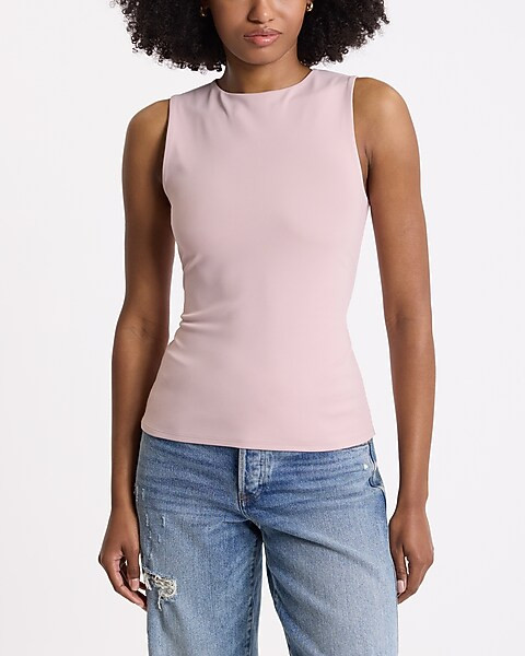 Body Contour High Compression Crew Neck Tank | Express