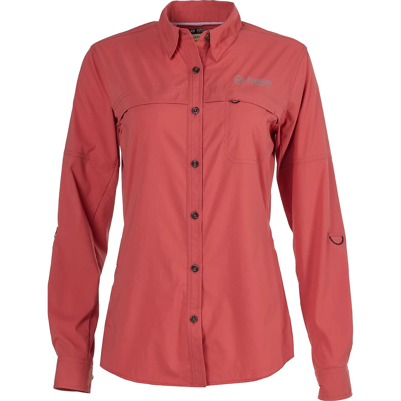 Magellan Outdoors Women's ProExplore Trek Long Sleeve Button Down Shirt | Academy | Academy Sports + Outdoors