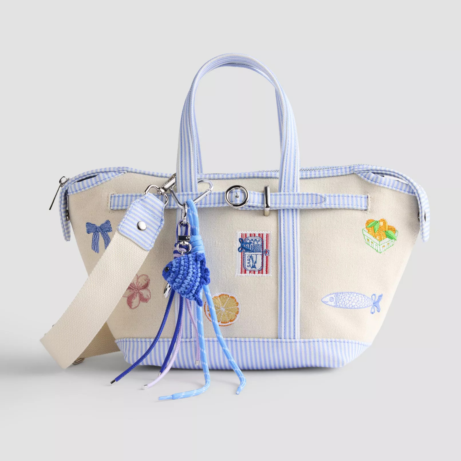 madden girl Embroidered Canvas Mini Tote Bag | Kohl's