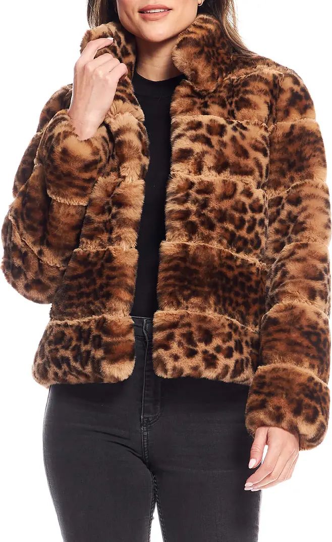 Posh Quilted Faux Fur Jacket | Nordstrom