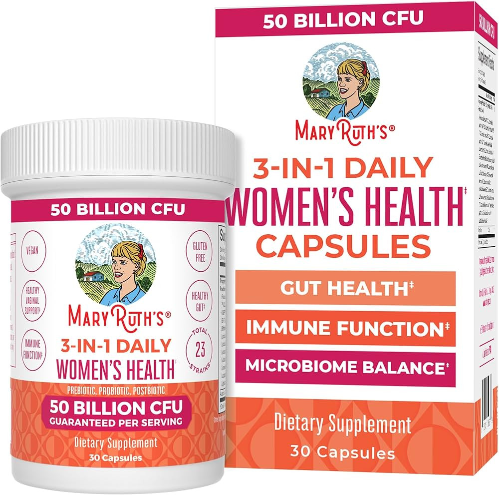 MaryRuth's 3-in-1 Daily Health Probiotics for Women | Hormone Support & Gut Health Supplement for... | Amazon (US)