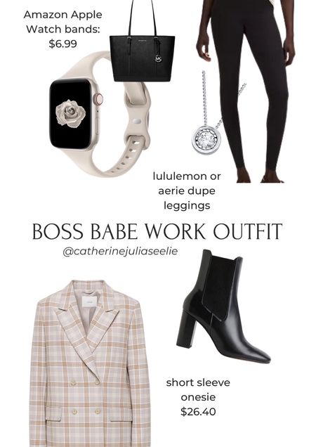 The work outfit that I also wear on date night with the hubby. I instantly feel like a boss babe. 👌😂

Power suits, Neutral color palette, Block heeled shoes, Comfortable yet stylish attire, Modern work outfits