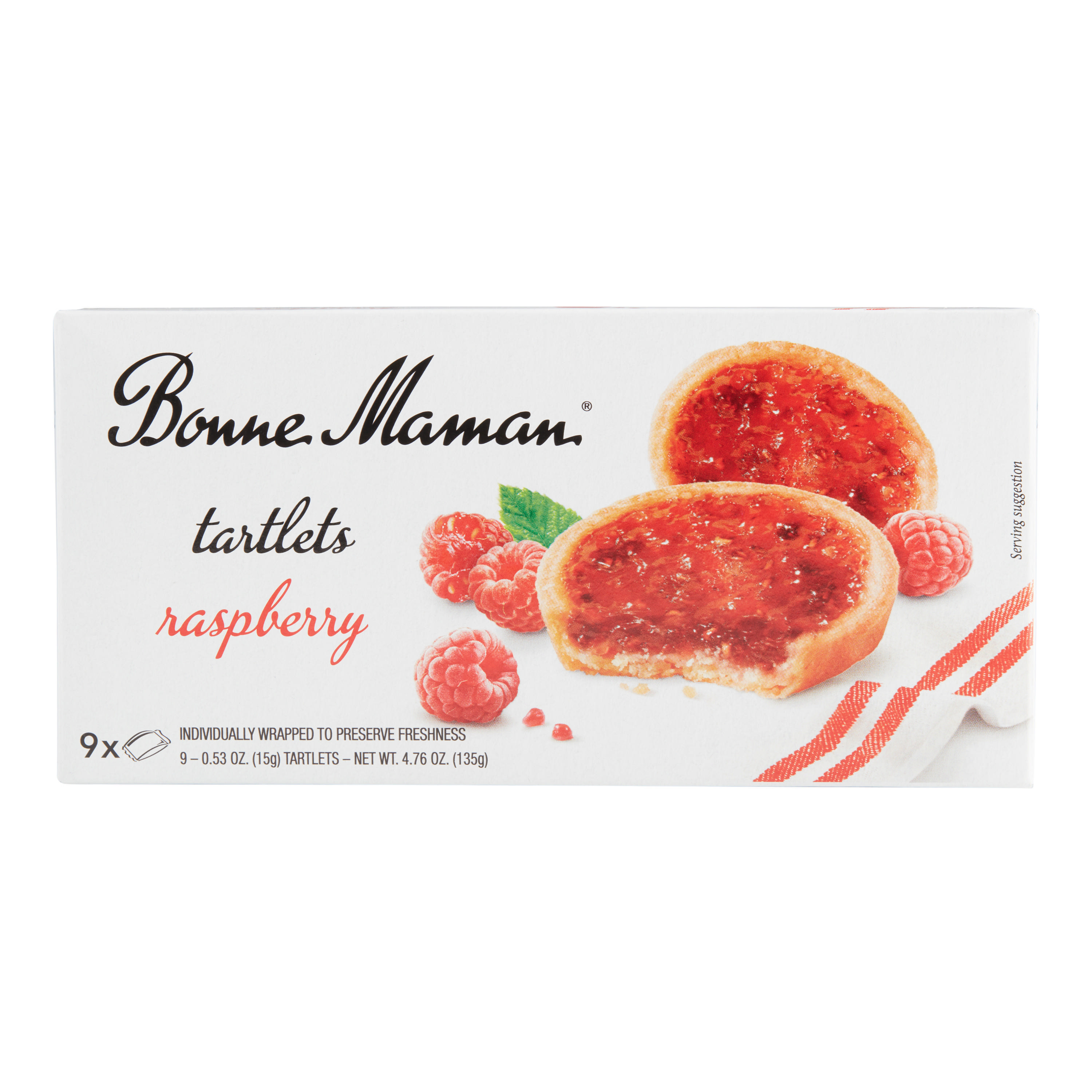 Bonne Maman Raspberry Tartlets 9 Pack - World Market | World Market