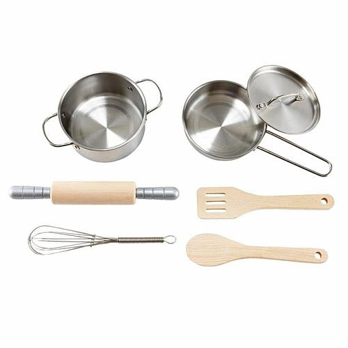 Hape Chef's Choice Cooking Kit, 7 Piece Kid's Kitchen Toy Playset | HSN