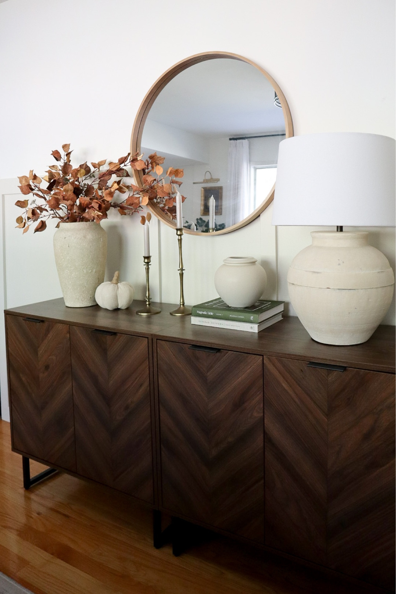 Fall console table decor 

Follow me @crystalhanson.home on Instagram for more home decor inspo, new arrivals and sale finds 🫶

Sharing all my favorites in home decor, home finds, affordable home decor, target, target home, magnolia, hearth and hand, studio McGee, McGee and co, pottery barn, amazon home, amazon finds, sale finds, kids bedroom, primary bedroom, living room, coffee table decor, entryway, console table styling, dining room, vases, stems, faux trees, faux stems, holiday decor, seasonal finds, throw pillows, sale alert, sale finds, cozy home decor, rugs, candles, and so much more.


#LTKSeasonal #LTKfindsunder50 #LTKhome