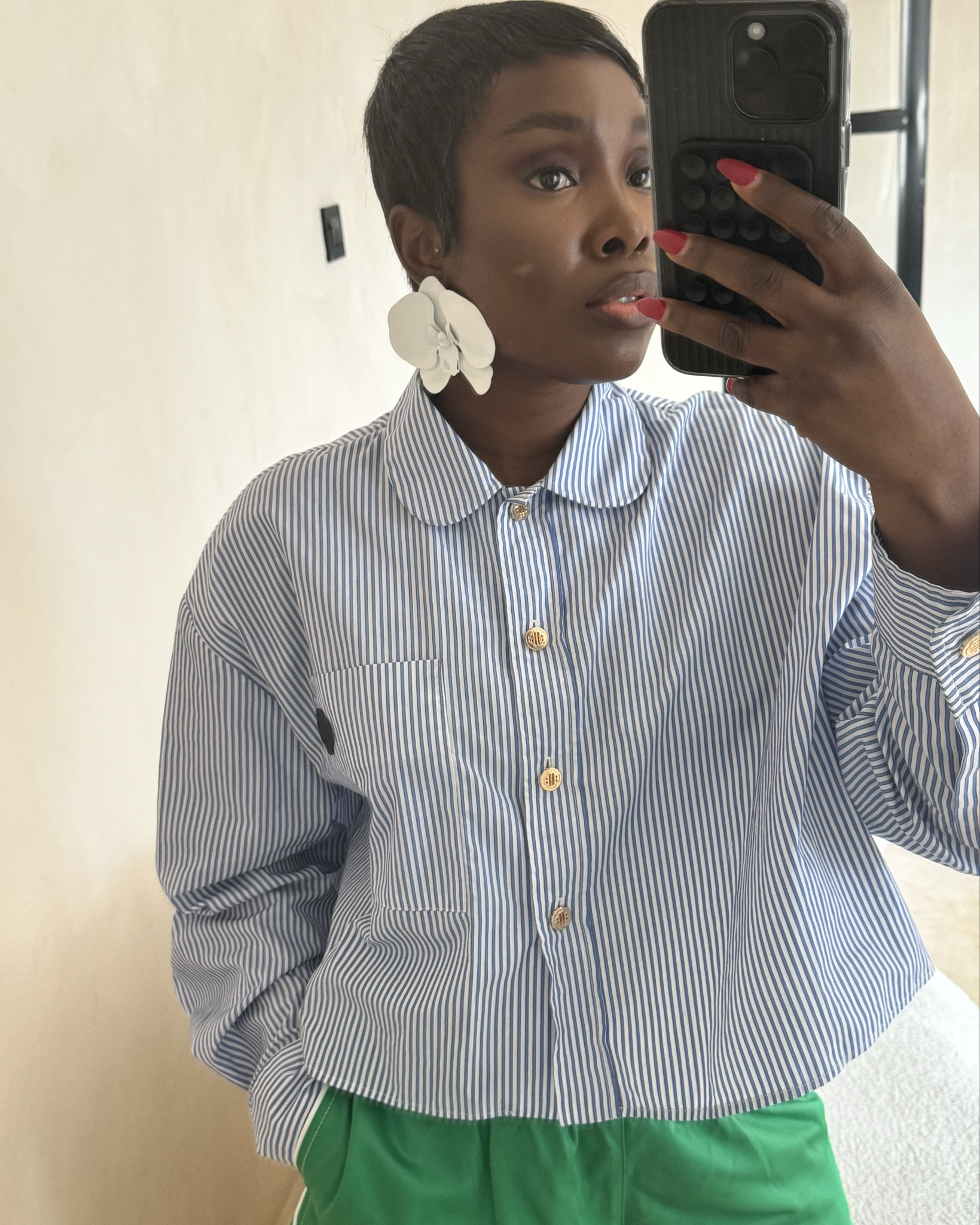 As casual as it gets in cute shorts and a cropped dress shirt from Maje!

#LTKSaleAlert #LTKStyleTip #LTKShoeCrush