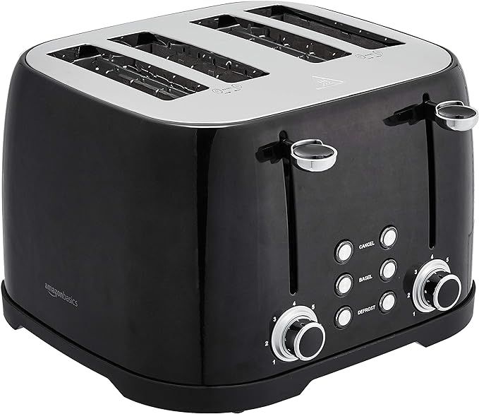 Amazon Basics 4 Slot Toaster - Black | Amazon (US)