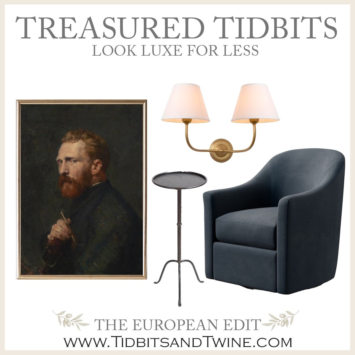 Love the look of vintage elegance but not the price tag? This mini edit is all about recreating the European-inspired living room look — for less.

From sculptural lighting to classic art and moody upholstery, these budget-friendly picks capture the charm and character of a collected home, without splurging.

Swipe to shop, save, and style with intention.
✨ Look luxe. Spend less. Live beautifully.

LTKhome
#LookForLess
#EuropeanEdit
#TreasuredTidbits
#CollectedStyle
#BudgetWithStyle
#OldWorldDecor
#ChicOnABudget
#AffordableDesign
#TraditionalWithATwist
#CuratedAndCollected
#TidbitsAndTwine
