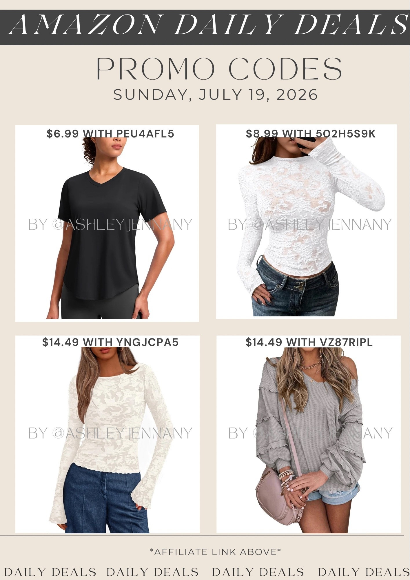 Amazon deals

#LTKSaleAlert #LTKMidsize #LTKSeasonal