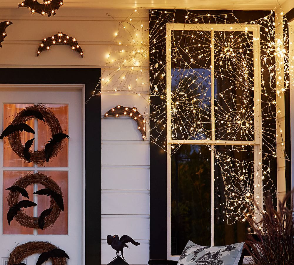 Light Up Crystal Spider Web | Pottery Barn (US)