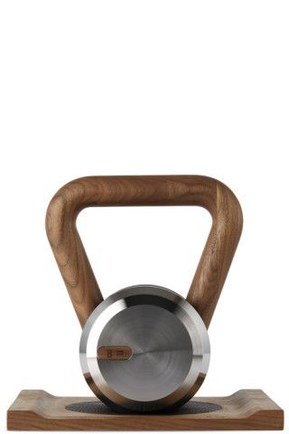 Walnut & Stainless Steel Lova Kettlebell, 8 kg | SSENSE