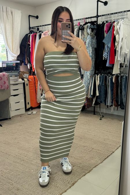 Affordable green dress for St. Patrick’s day for my midsize curvy gals! Wearing size L but does run big! 

#LTKfindsunder50 #LTKstyletip #LTKmidsize