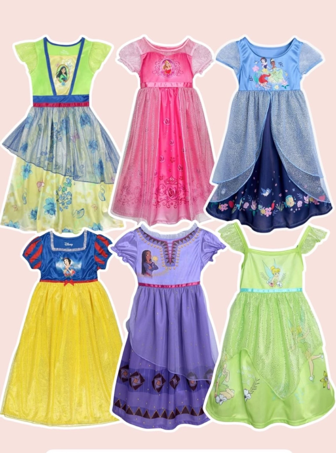Disney princess nightgown so many to choose from besides these. 

#LTKCyberWeek #LTKKids #LTKGiftGuide