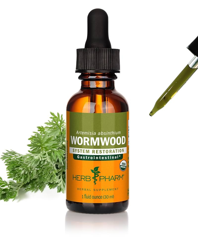 Herb Pharm Certified Organic Wormwood Liquid Extract for Digestive System Support - 1 Ounce | Amazon (US)