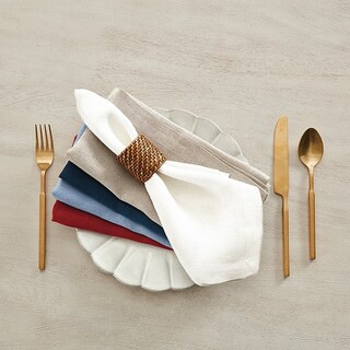 Set of 4 Marseille Linen Napkins - Navy - Ballard Designs | Ballard Designs, Inc.