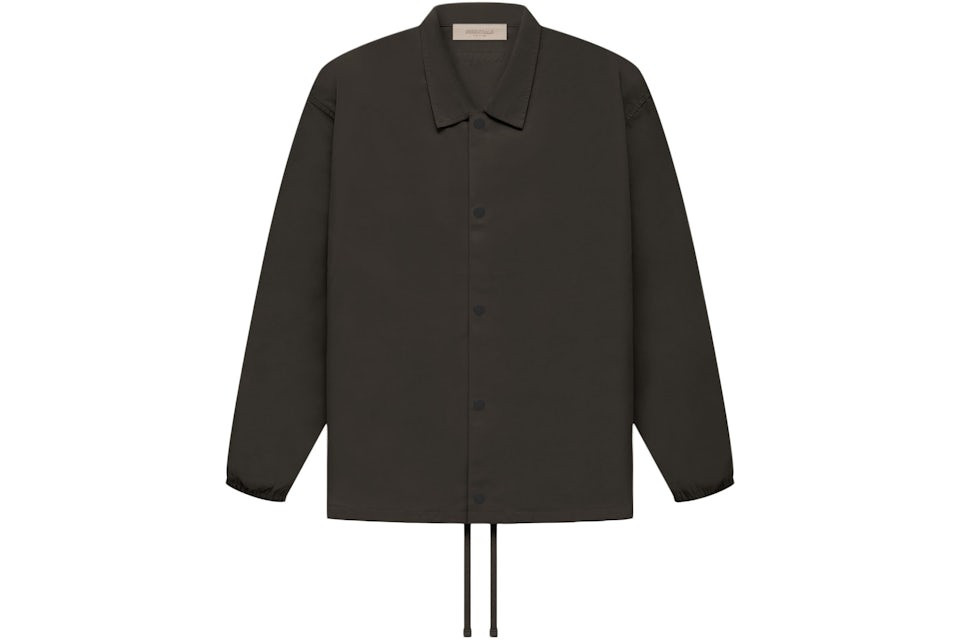 Fear of God Essentials Coaches JacketOff Black | StockX