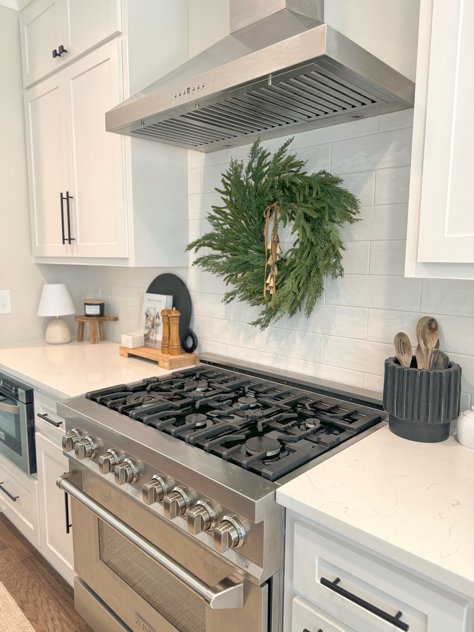 Wreath over stove 

Christmas wreath, indoor wreath, holiday decor, Christmas decor, neutral Christmas, simple wreath, wreath with bells 

#LTKSeasonal #LTKHome #LTKHoliday