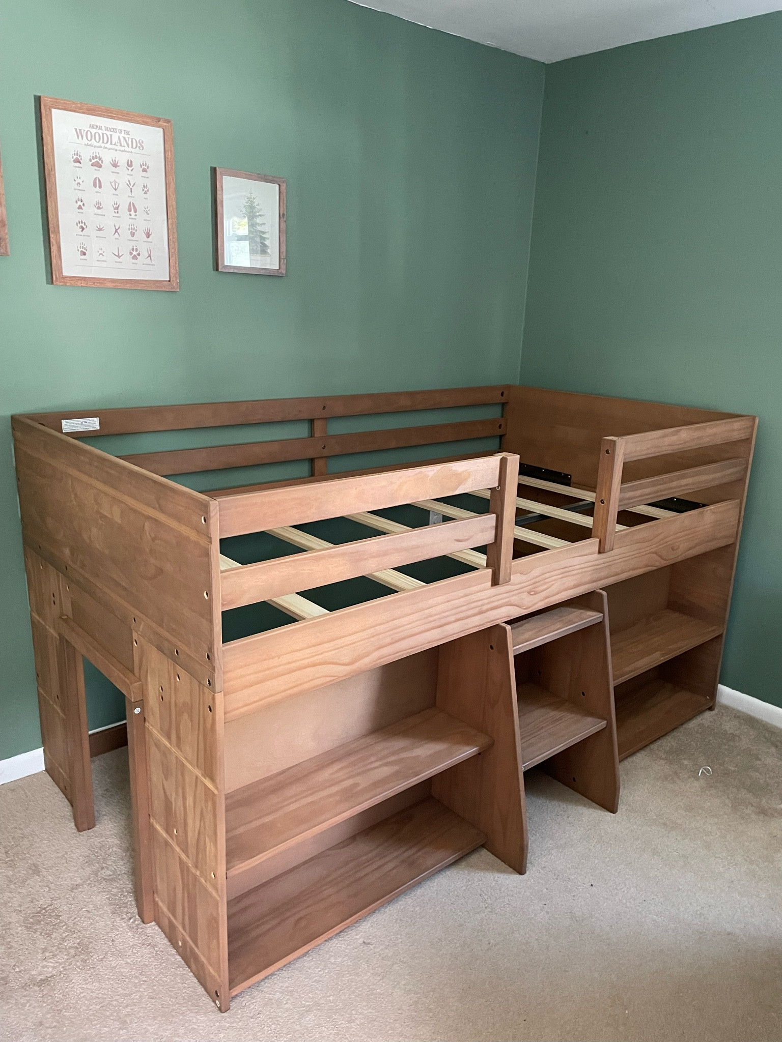 Alden’s new big kid bed! He (and is sister) is so pumped. Love the quality of this piece and that it doesn’t wreak of chemicals. 

Loft bed, kid bed, bed with fort, quality furniture, kids room 

#LTKKids #LTKHome
