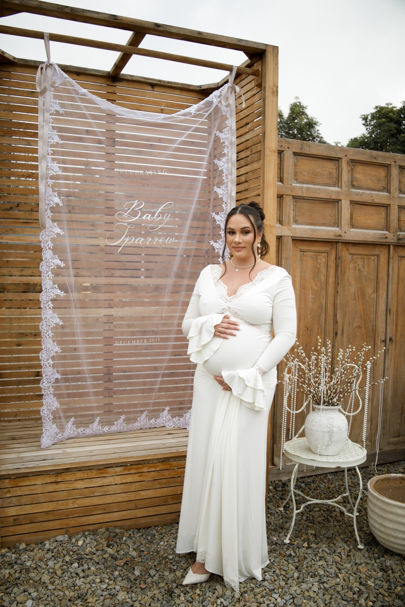BACK IN STOCK !!! 

my best selling baby shower dress is back in stock! Always sells out so quickly! Wearing a size L for pregnancy, regular size M 

#LTKmomlife #LTKBump #LTKBaby