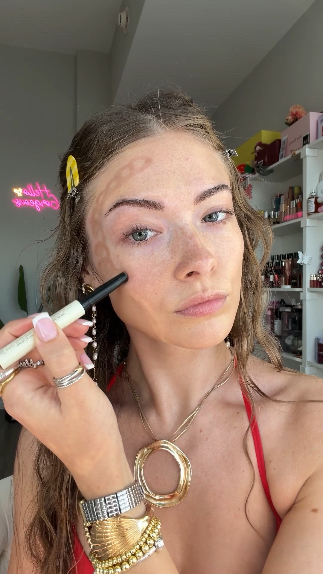 Clean girl fall makeup inspo 