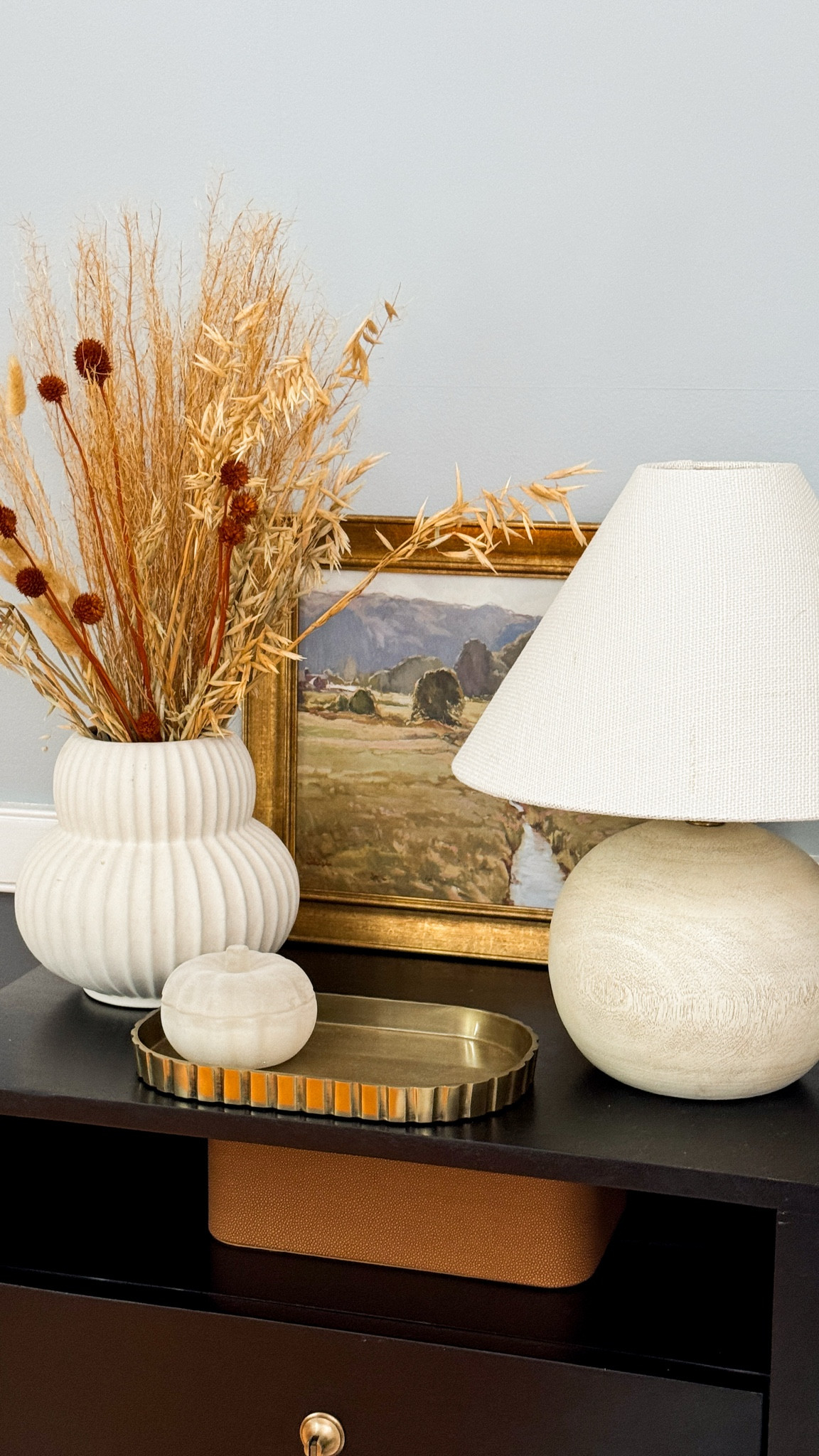 The guest room is ready for fall! 🍁🍂✨ #TargetPartner #AD SEE BELOW FOR TIPS TO CREATING A COZY GUEST ROOM
Leave a gift: I use a basket to fill with favorite toiletries and a tumbler for water
Mattress pad & good flannel sheets: With each layer I spray homemade linen spray- everyone loves it- so fresh, relaxing and naturally antibacterial!
Lots of layers: In addition to the bed pillows and quilt I use TOO many throw pillows and lots of blankets. For fall I added texture: knit, velvet and faux fur.
Chair: adding a chair rounds it out- an opportunity for a cozy throw and pillow (and for your guest o toss their clothes).
Details: An easy to reach, dimmable lamp, cute frosted glass pumpkin candle, and  dried foliage adds the perfect finishing touch!
Everything’s from @Target! And if you’re a last minute Larry, you can still be the hostess with the mostest - use their drive-up service! It’s a game changer :) @shop.ltk #liketkit #Target #TargetStyle


#LTKSeasonal #LTKHome #LTKOver40