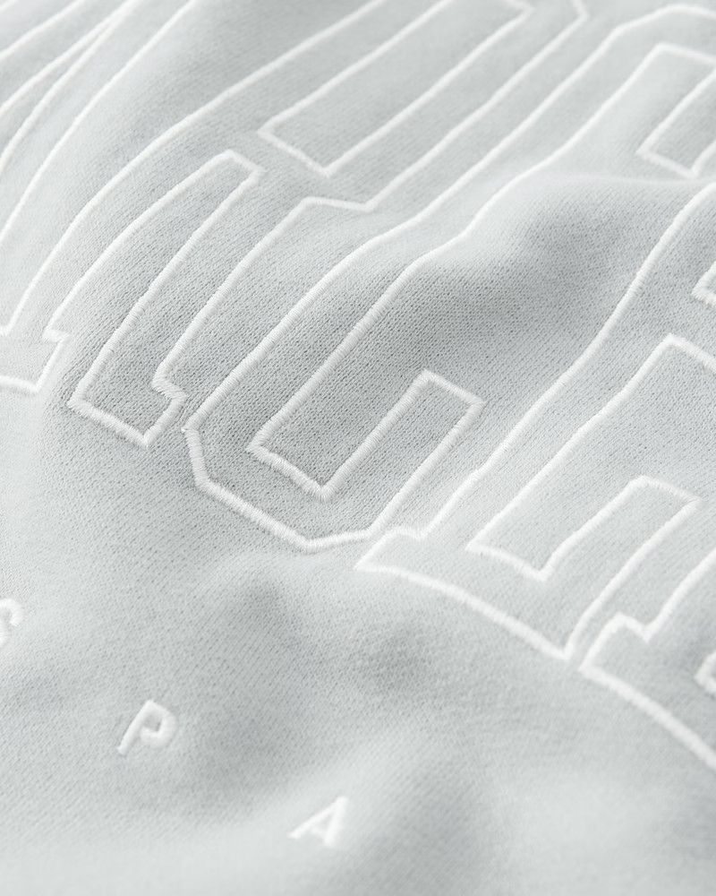 Women's 90s Sharkbite Barcelona Graphic Sweatshirt | Women's Tops | Abercrombie.com | Abercrombie & Fitch (US)