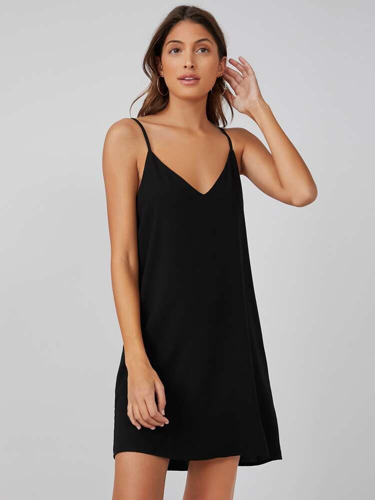 SHEIN Solid Cami Dress | SHEIN