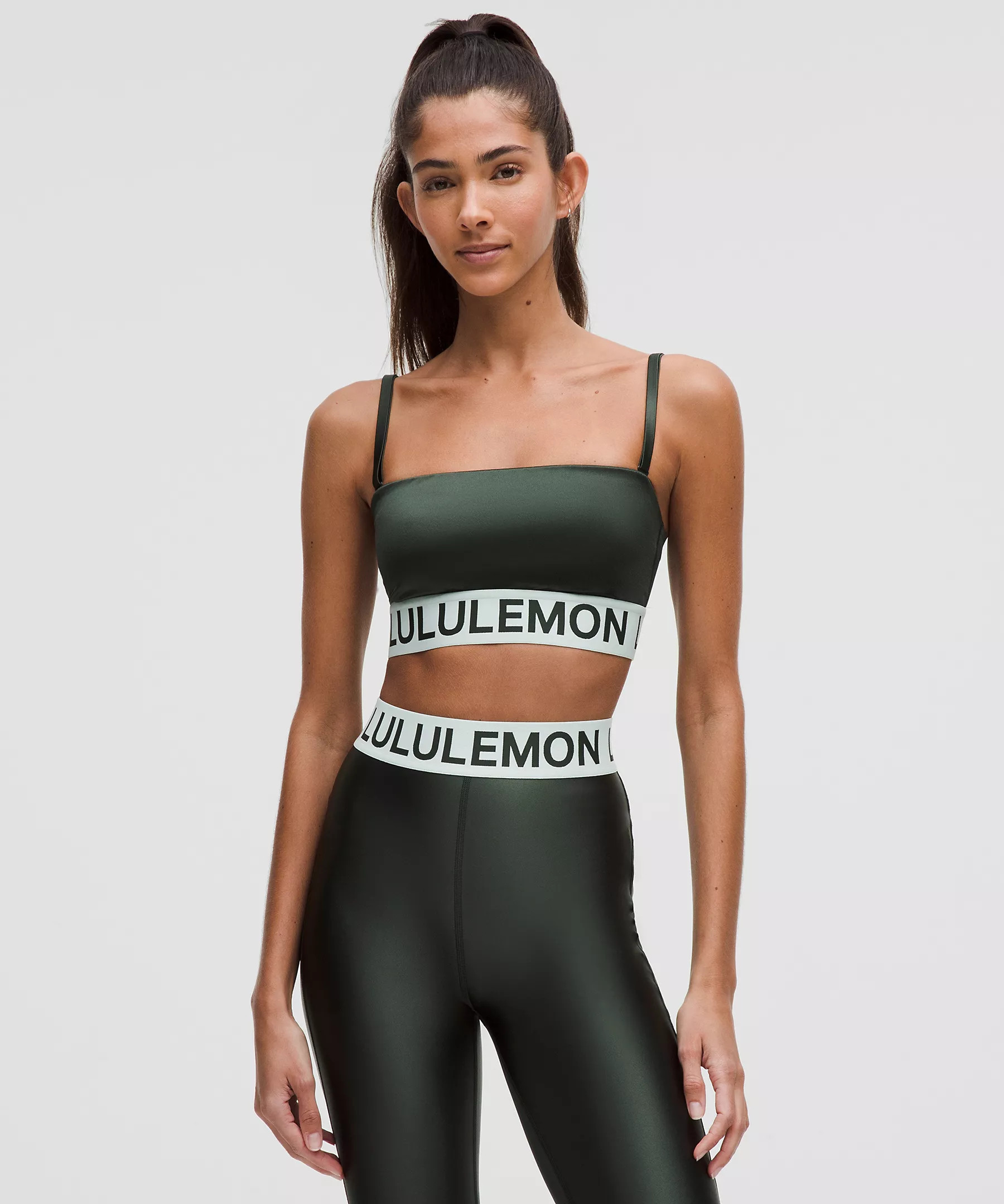 Satin Shine Logo Train Bra *Light Support, A/B Cup | Women's Bras | lululemon | Lululemon (US)