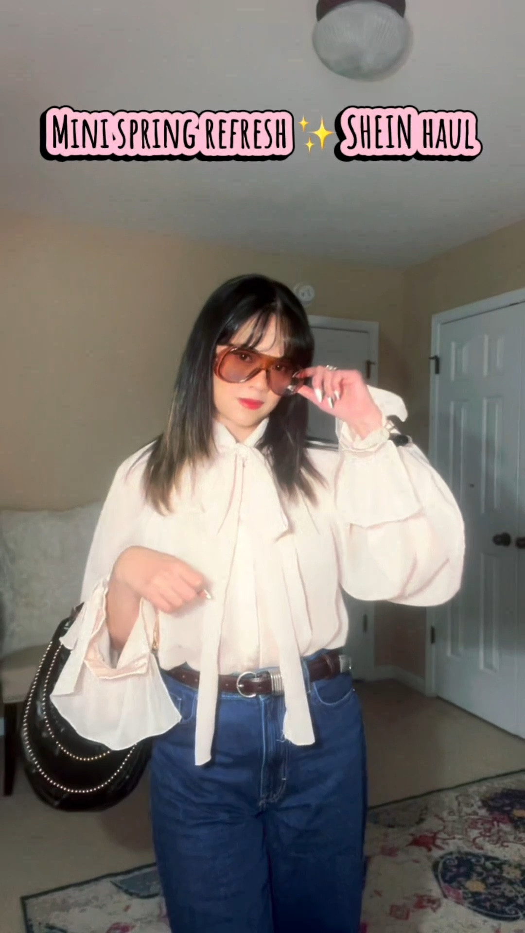 🔥 Shein hot finds 🔥
This haul is full of pastel colors because I’m fully embracing my soft girl era in 2026.
1.	Pink Christian Dior–inspired floral print frill ruffle dress with belt. Gorgeous and perfect for spring. I don’t even need to look for an Easter dress this year because I already found the perfect one. (Not cotton, but I wish it came in a cotton fabric.)
2.	Pink cropped braided neckline cardigan with pearl buttons.
3.	Butter yellow cropped cardigan with braided neckline and petal buttons.
4.	Milkshake pink cropped blazer with shoulder pads. Super gorgeous and workwear-friendly.
5.	Boho chic Chloé–inspired chiffon button-down tie-neck flounce sleeve sheer blouse.
6.	Sky blue faux suede viral balloon sleeve jacket (runs big).
7.	Black pleated shoulder-detail tuxedo-style blazer with exaggerated shoulder pads.
8.	Black high-waisted asymmetrical bubble pants.
I’m a size Small / US 4.

#LTKPetite #LTKOver40