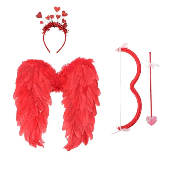 NUOLUX Costume Cupid Bow Party Day Angel Set Band Valentine  S Halloween Hair Headband Head Valen... | Walmart (US)