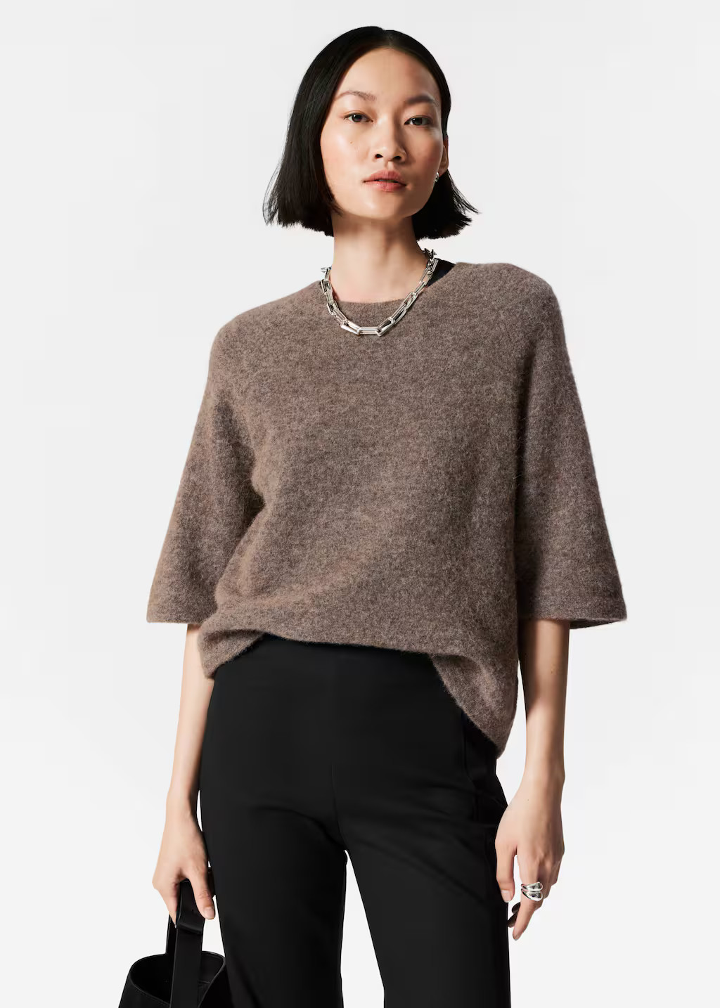 Alpaca-Blend Knitted Top | & Other Stories UK