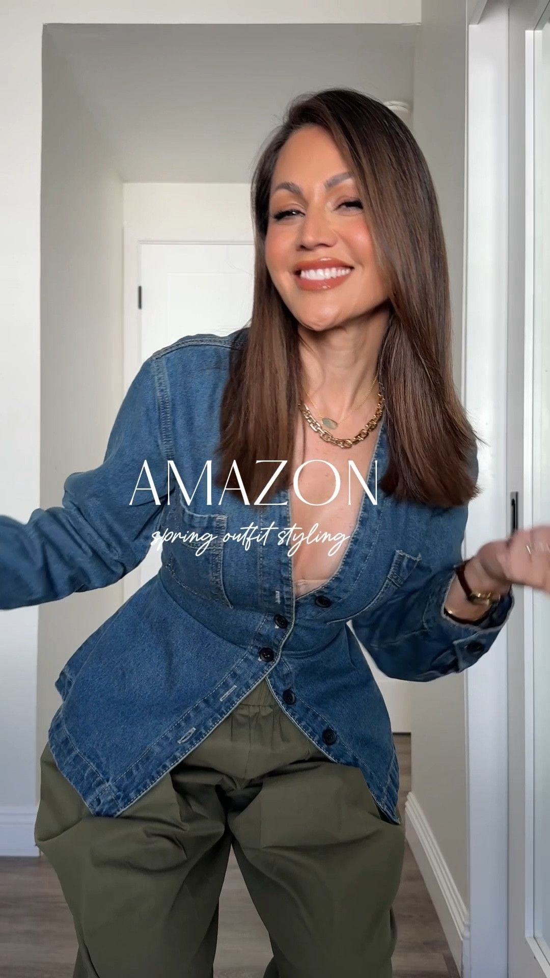 Amazon spring outfit styling
Who’s ready for spring? 😉
Sizing info 
Look1
Denim top: small 
Flowy ankle pants : small 
Look 2/3 
Jumpsuit : small 
Lace top small 
Look 4
Button up: small 
Trousers : small 
Levi’s jeans : 26 
Balloon sleeve top: small 

#LTKgrwm #LTKU #LTKootd