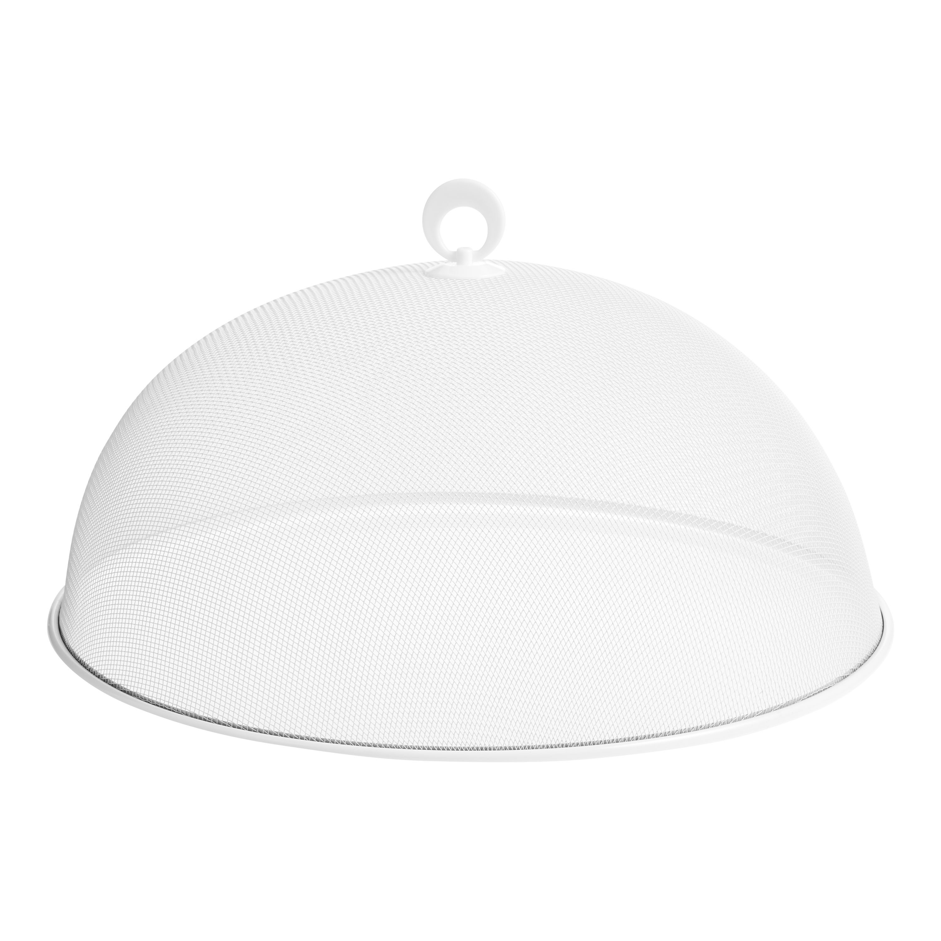 Round Modern White Mesh Food Dome | World Market
