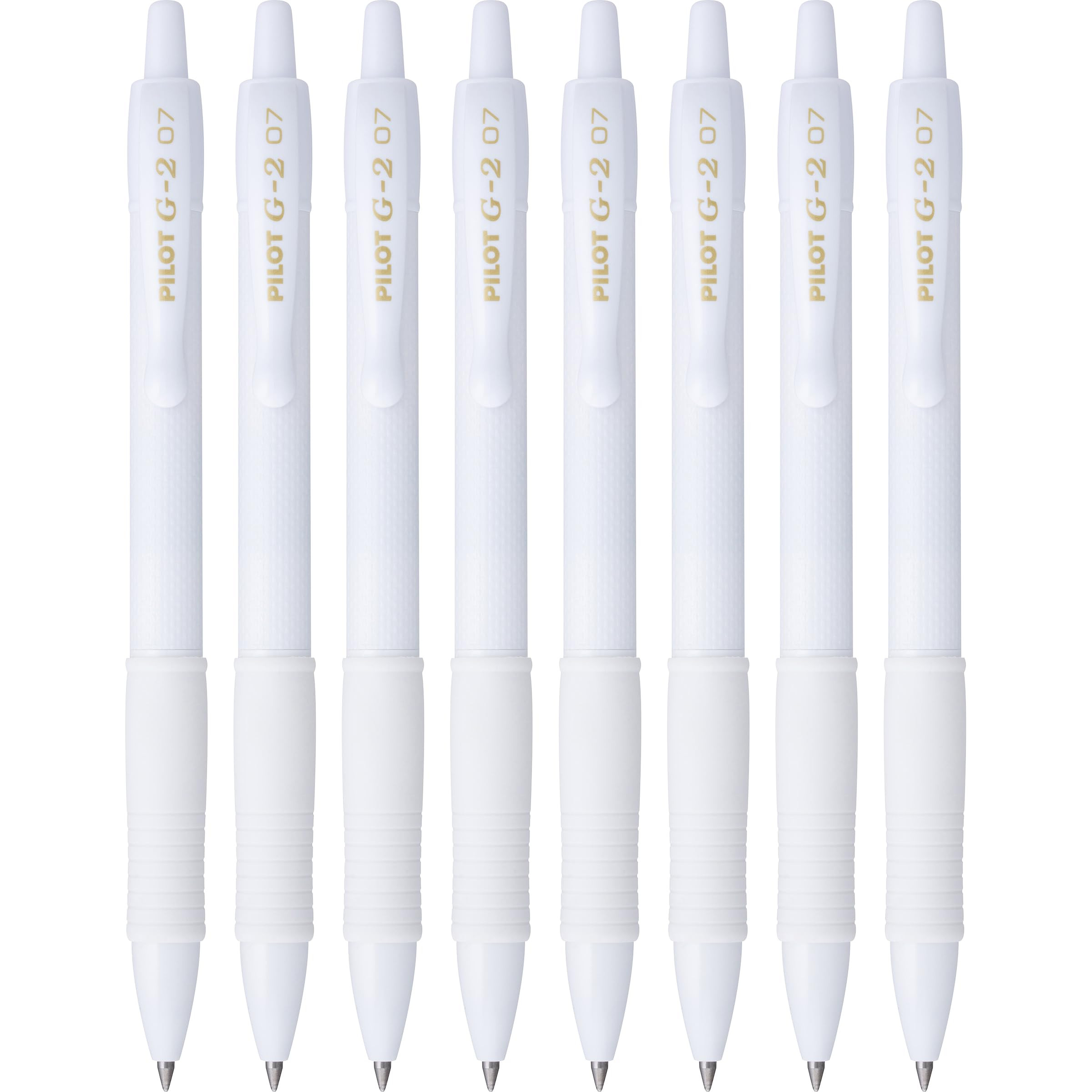 PILOT, G2 Edge White Premium Gel Roller Pens, Sensory Writing Experience, 8ct box, Fine Point 0.7... | Amazon (US)