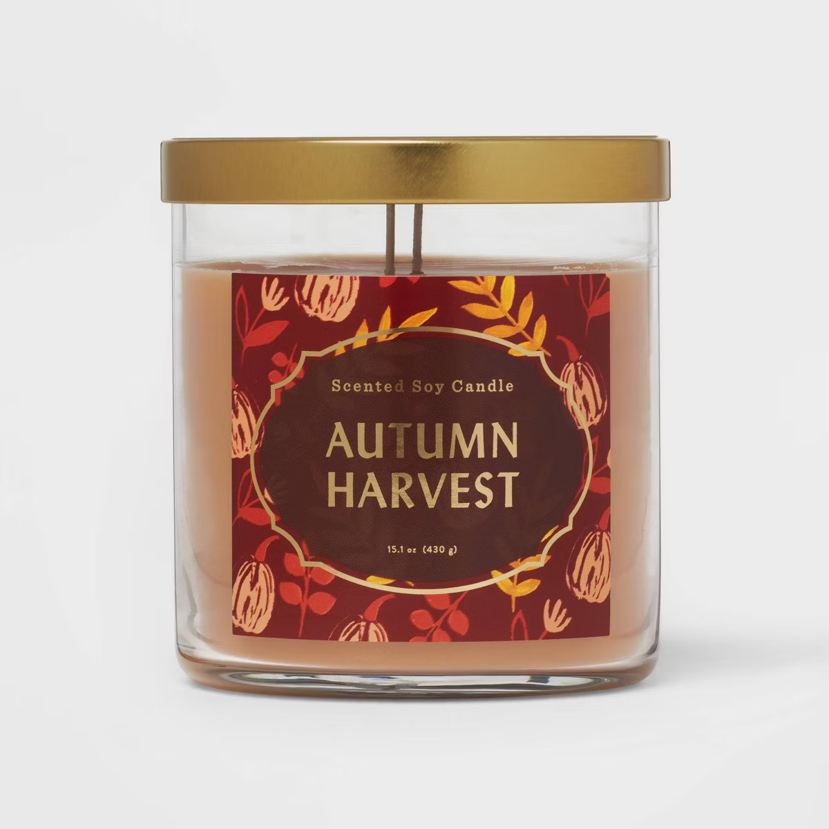 15.1oz Lidded Glass Jar Autumn Harvest Candle - Opalhouse™ | Target