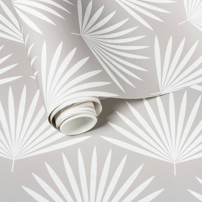 Threshold Palm Fan Wall Covering Peel and Stick Wallpaper Kitchen Bathroom Sand | eBay US