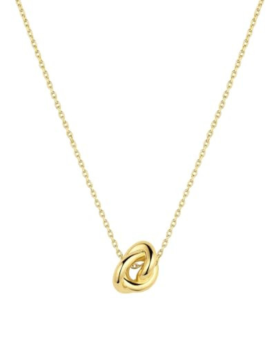 gorjana - Infinity Knot Necklace 16"-18" - 18k Gold Plated Brass - Unique Knot Design - Secure Spring Closure - Adjustable Versatile Length - Gifting Necklace to Loved One | Amazon (US)