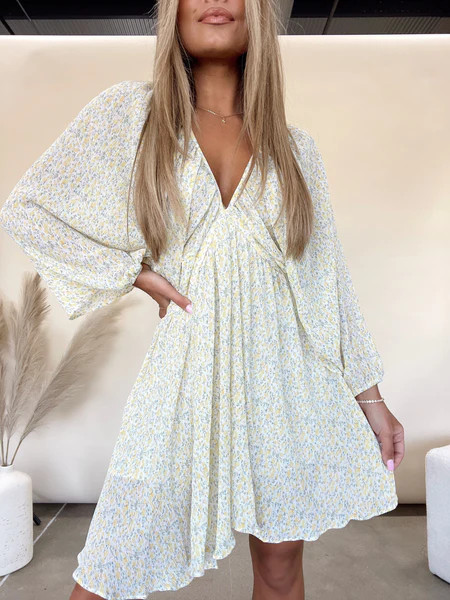 Yellow Find Me With The Flowers Dress | Lane 201 Boutique