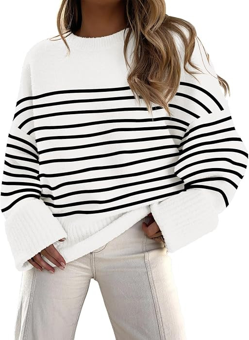 ANRABESS Women Oversized Knit Sweaters 2026 Fall Fashion Outfits | Amazon (US)
