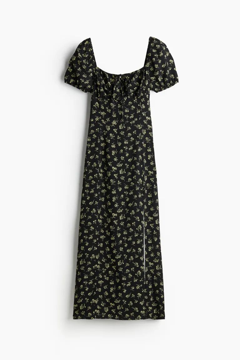 Puff-sleeved Midi Dress | H&M (US + CA)
