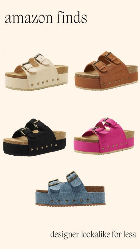 I’ll take a pair in every color please! I’m obsessed with these platform sandals from Amazon! They are currently 10% off with a coupon and then an additional 3% off with code: 2024ATBELL 

Amazon finds, Amazon deals, lookalikes, looks for less, sandals, platform sandals, summer sandals 

#LTKshoecrush #LTKfindsunder100 #LTKsalealert