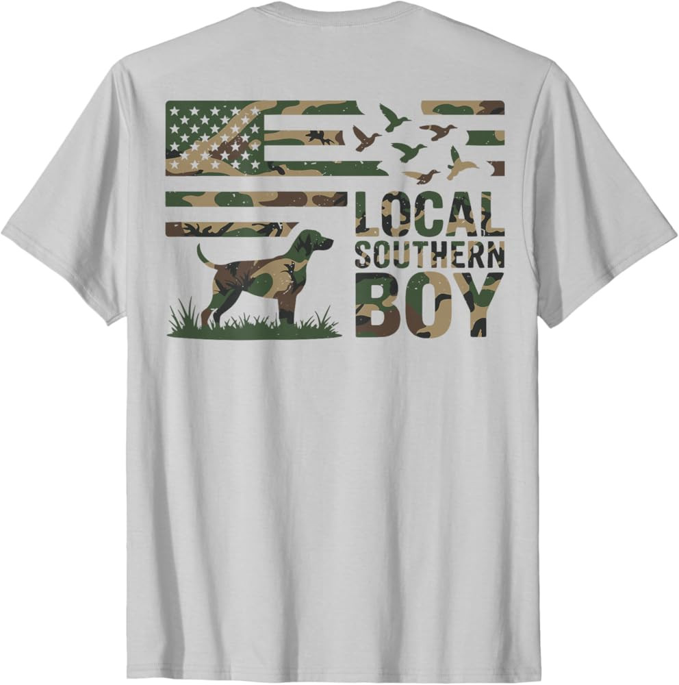 Brand: Camo Mallard Duck Hunting Dog Boy Local Southern | Amazon (US)