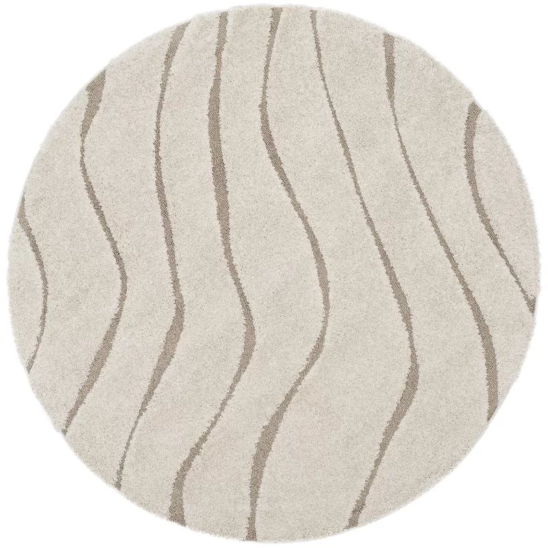 Stacie Abstract Area Rug in Cream | Wayfair North America