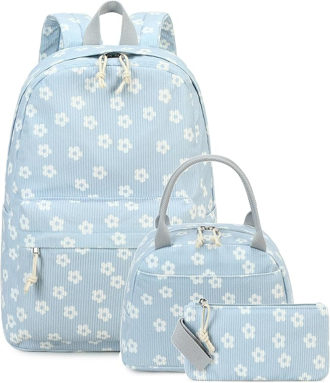 Bluboon School Backpack Set Girls Womens Laptop Bookbag Casual Daypack Fits 15 inch Laptop with L... | Amazon (US)