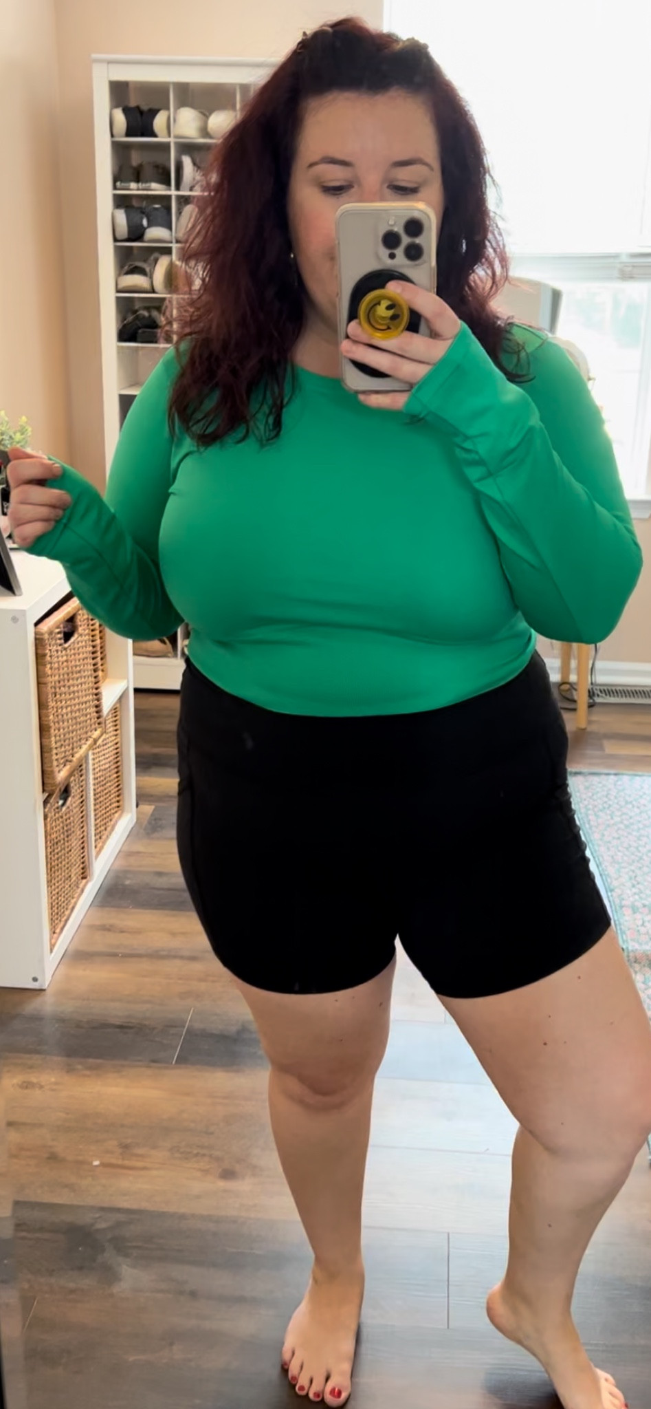 Getting ready for Eagles szn with this Kelly green scuba top! 

#LTKcurves #LTKunder50 #LTKsalealert