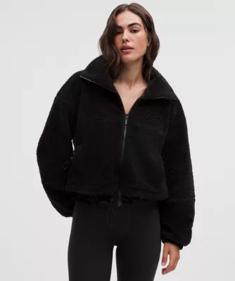 Textured Fleece Cinchable Full Zip | lululemon (AU)