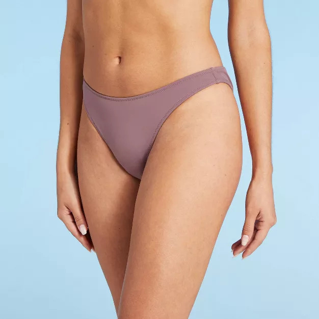 Women's High Leg Extra Cheeky Bikini Bottom - Shade & Shore™ Dusk | Target