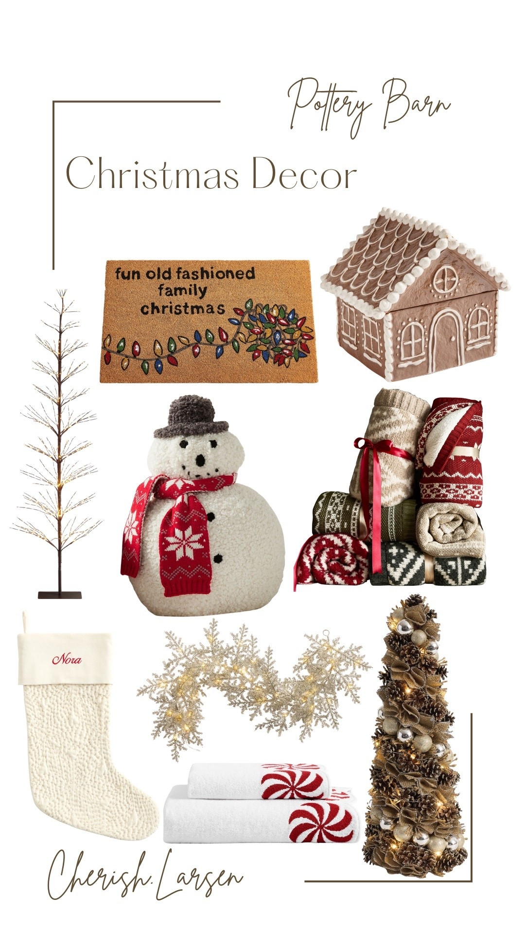 Christmas decor from Pottery Barn! 

#LTKHoliday #LTKGiftGuide #LTKHome
